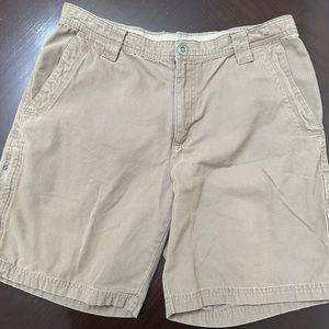 Columbia tan shorts men’s size 38.